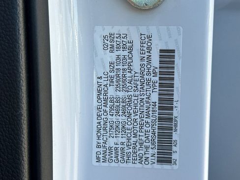 Certified 2025 Honda CR-V EX-L image 35