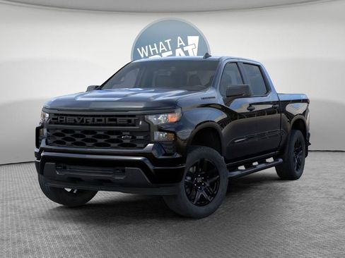 New 2026 Chevrolet Silverado 1500 Custom w/ Turbomax Blackout Package AWD/4WD image 8