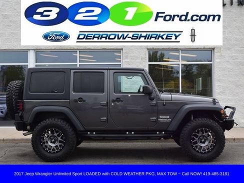 Used 2017 Jeep Wrangler Unlimited Sport w/ Quick Order Package 24S AWD/4WD image 3