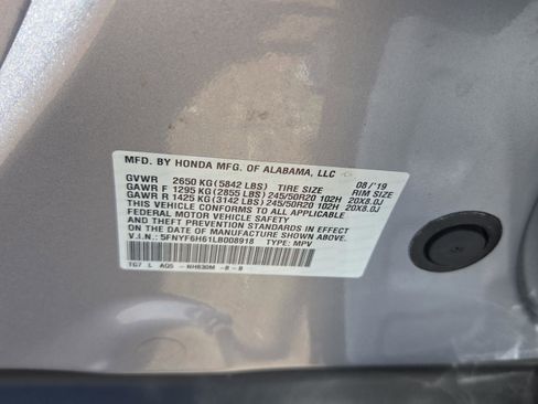 Certified 2020 Honda Pilot Touring image 20