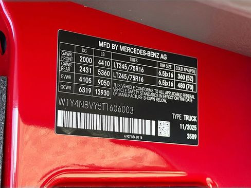 New 2026 Mercedes-Benz Sprinter 2500 image 31