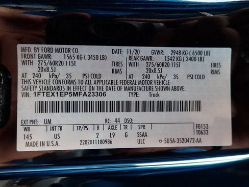 Used 2021 Ford F150 XLT w/ Equipment Group 302A High AWD/4WD image 14