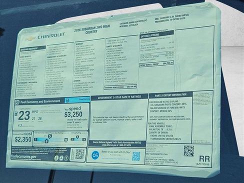 New 2026 Chevrolet Suburban High Country image 18