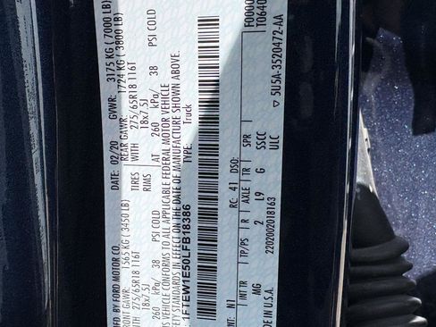 Certified 2020 Ford F150 XLT w/ Equipment Group 302A Luxury AWD/4WD image 18