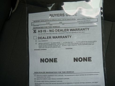 Used 2008 Ford Escape XLS image 28