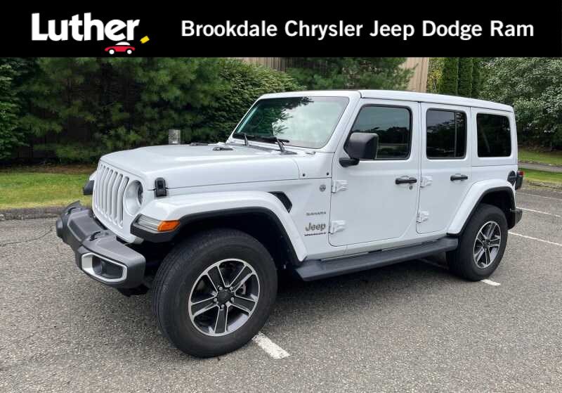 Used 2023 Jeep Wrangler Unlimited Sahara w/ LED Lighting Group AWD/4WD image 1