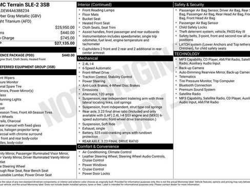 Used 2010 GMC Terrain SLE w/ Convenience Package FWD image 3