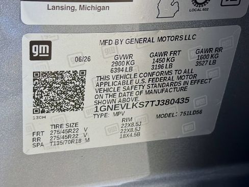 New 2026 Chevrolet Traverse RS w/ LPO, Floor Liner Package AWD/4WD image 29