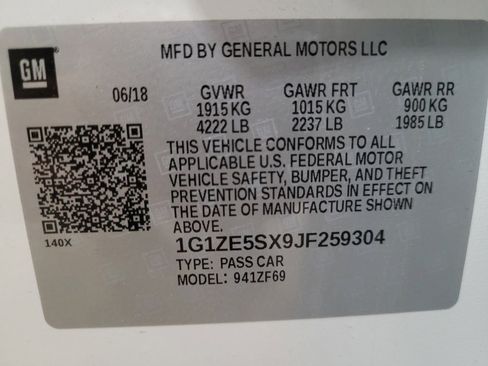 Used 2018 Chevrolet Malibu Premier FWD image 33