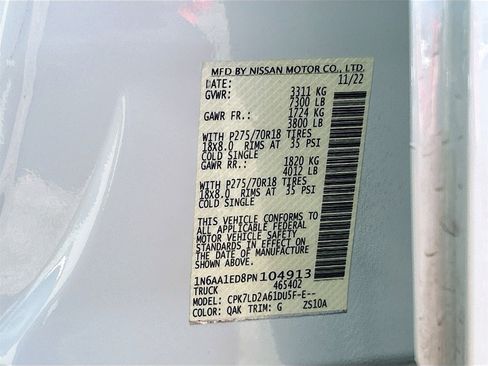 Used 2023 Nissan Titan PRO-4X w/ Pro-4x Convenience Package image 33