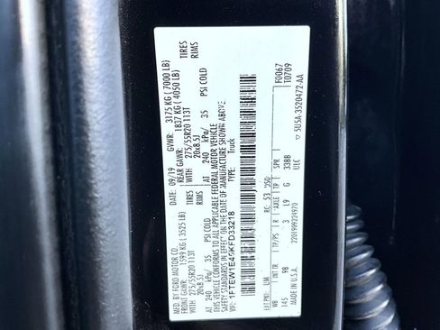 Used 2019 Ford F150 Platinum w/ Equipment Group 701A Luxury AWD/4WD image 27