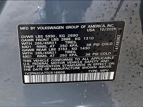 New 2026 Volkswagen Atlas SEL Premium R-Line image 21