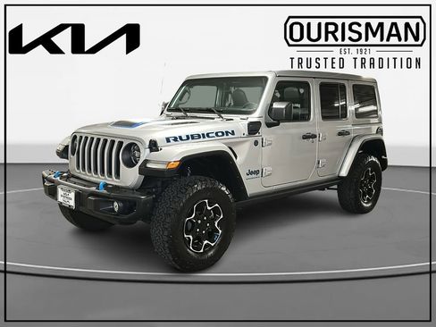 Used 2023 Jeep Wrangler Unlimited Rubicon 4xe w/ Steel Bumper Group AWD/4WD image 2