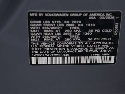 New 2026 Volkswagen Atlas Cross Sport SEL Premium R-Line AWD/4WD image 25