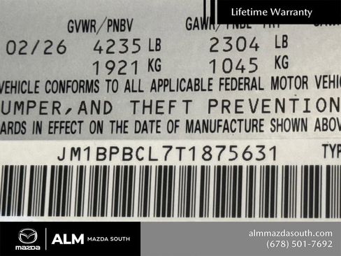 New 2026 MAZDA MAZDA3 Carbon image 33