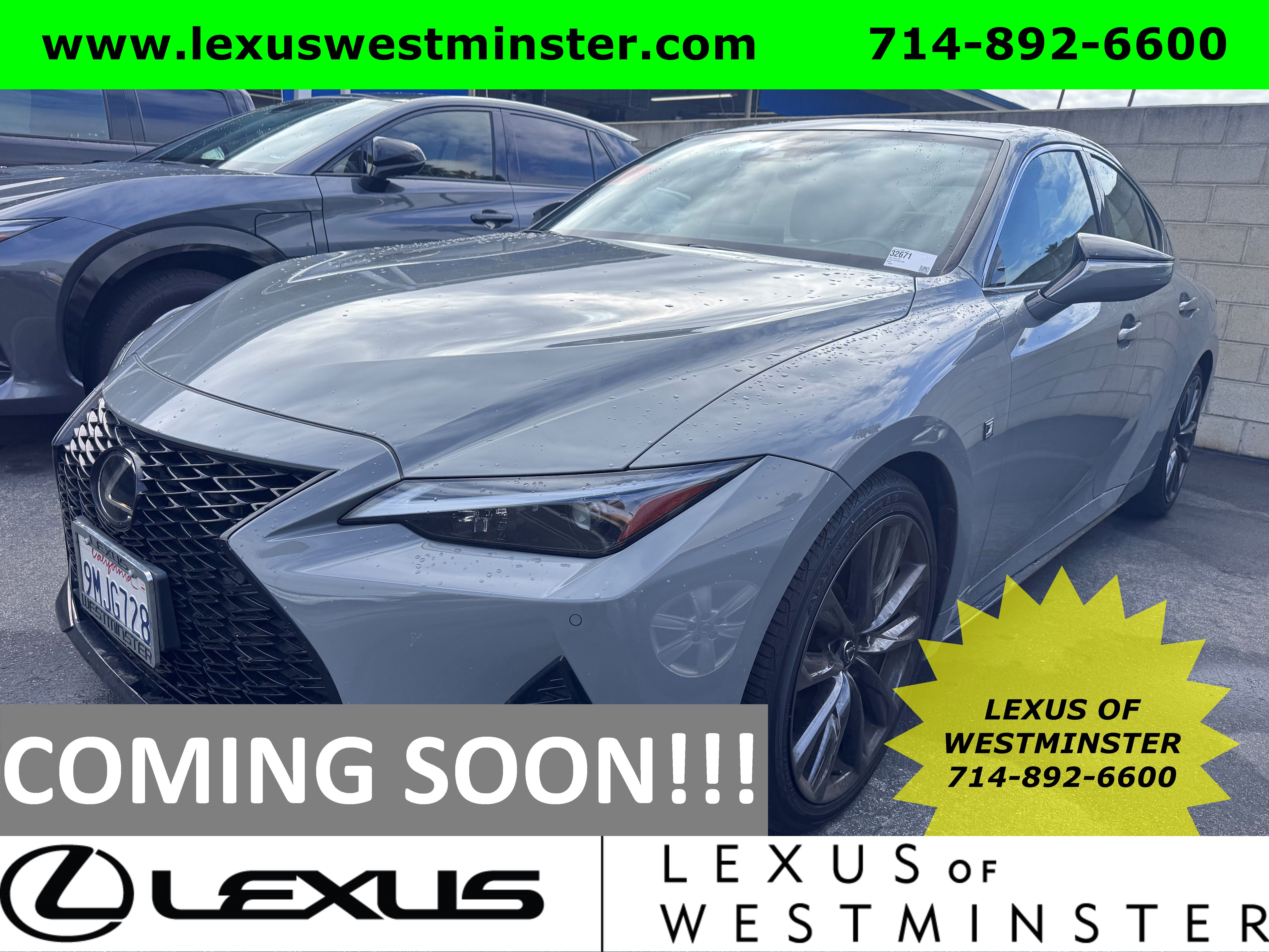 Used 2024 Lexus IS 350 F Sport w/ Accessory Package RWD image 1