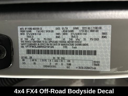 Used 2024 Ford F150 XLT w/ Equipment Group 302A MID AWD/4WD image 19