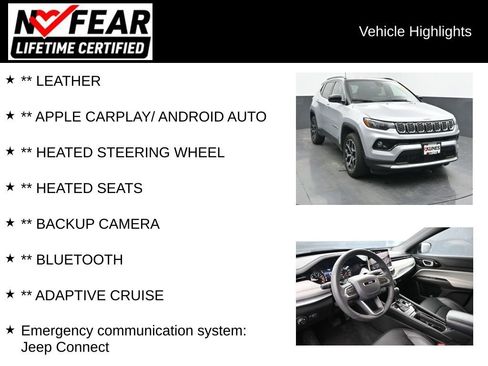Used 2025 Jeep Compass Limited AWD/4WD image 2