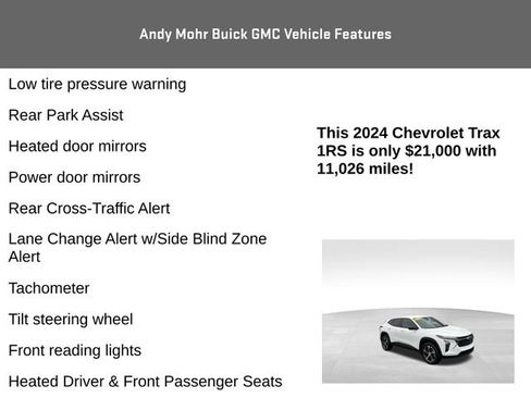 Used 2024 Chevrolet Trax RS w/ Driver Confidence Package image 12