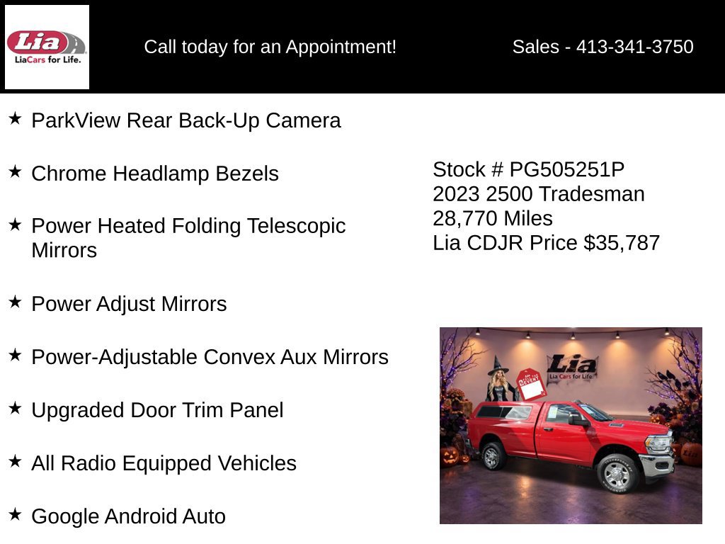 Certified 2023 RAM 2500 Tradesman AWD/4WD image 31