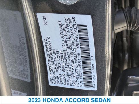 Certified 2023 Honda Accord LX image 26