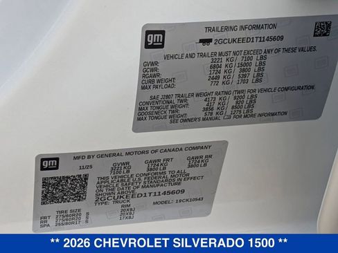New 2026 Chevrolet Silverado 1500 RST w/ RST All Star Premium Package AWD/4WD image 39