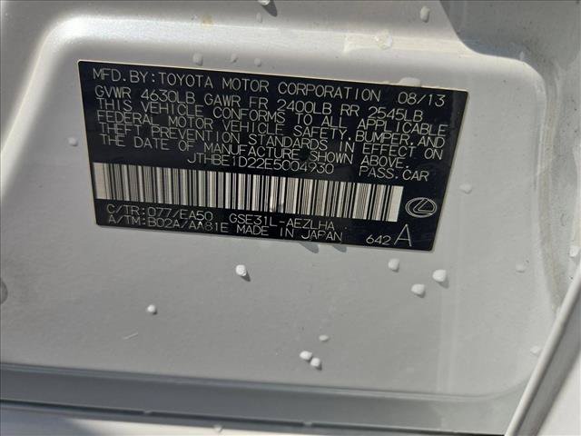 Used 2014 Lexus IS 350 w/ Navigation Package RWD image 15
