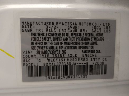 Used 2024 Nissan Sentra SV FWD image 33