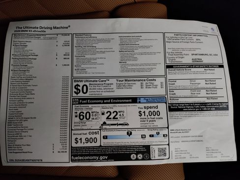 New 2026 BMW X5 xDrive50e w/ M Sport Package image 28