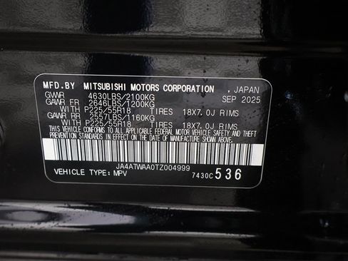 New 2026 Mitsubishi Eclipse Cross SEL image 47