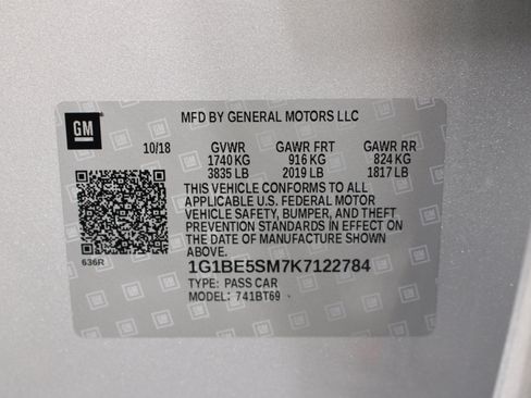 Used 2019 Chevrolet Cruze LT w/ Convenience Package FWD image 39