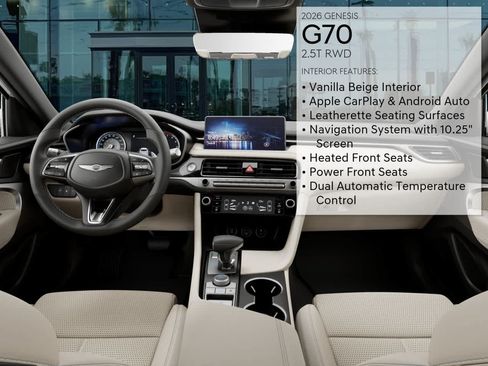 Certified 2026 Genesis G70 2.5T RWD image 17