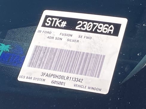 Used 2020 Ford Fusion SE FWD image 10