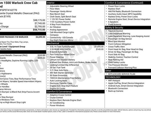 New 2026 RAM 1500 Warlock AWD/4WD image 5