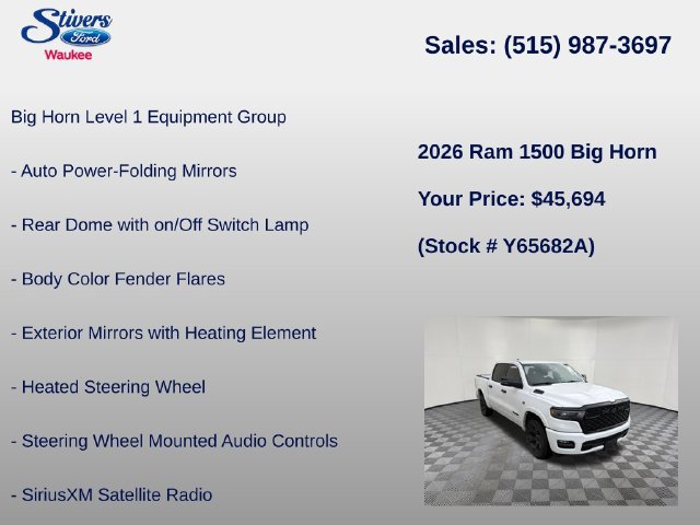 Used 2026 RAM 1500 Big Horn w/ Night Edition AWD/4WD image 22