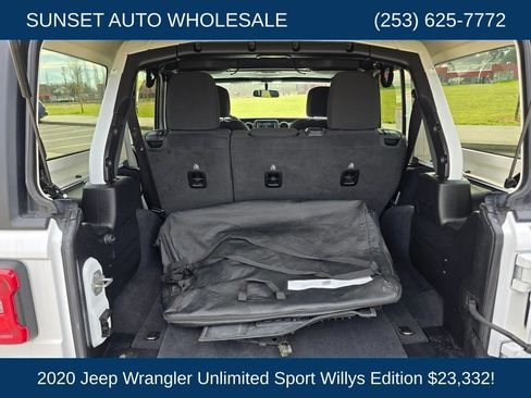 Used 2020 Jeep Wrangler Unlimited Sport AWD/4WD image 30