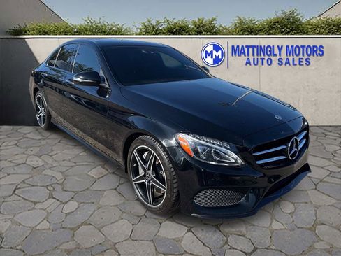 Used 2018 Mercedes-Benz C 300 4MATIC Sedan w/ AMG Line image 1