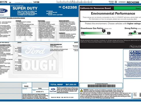 Used 2024 Ford F350 Lariat w/ Lariat Ultimate Package image 4