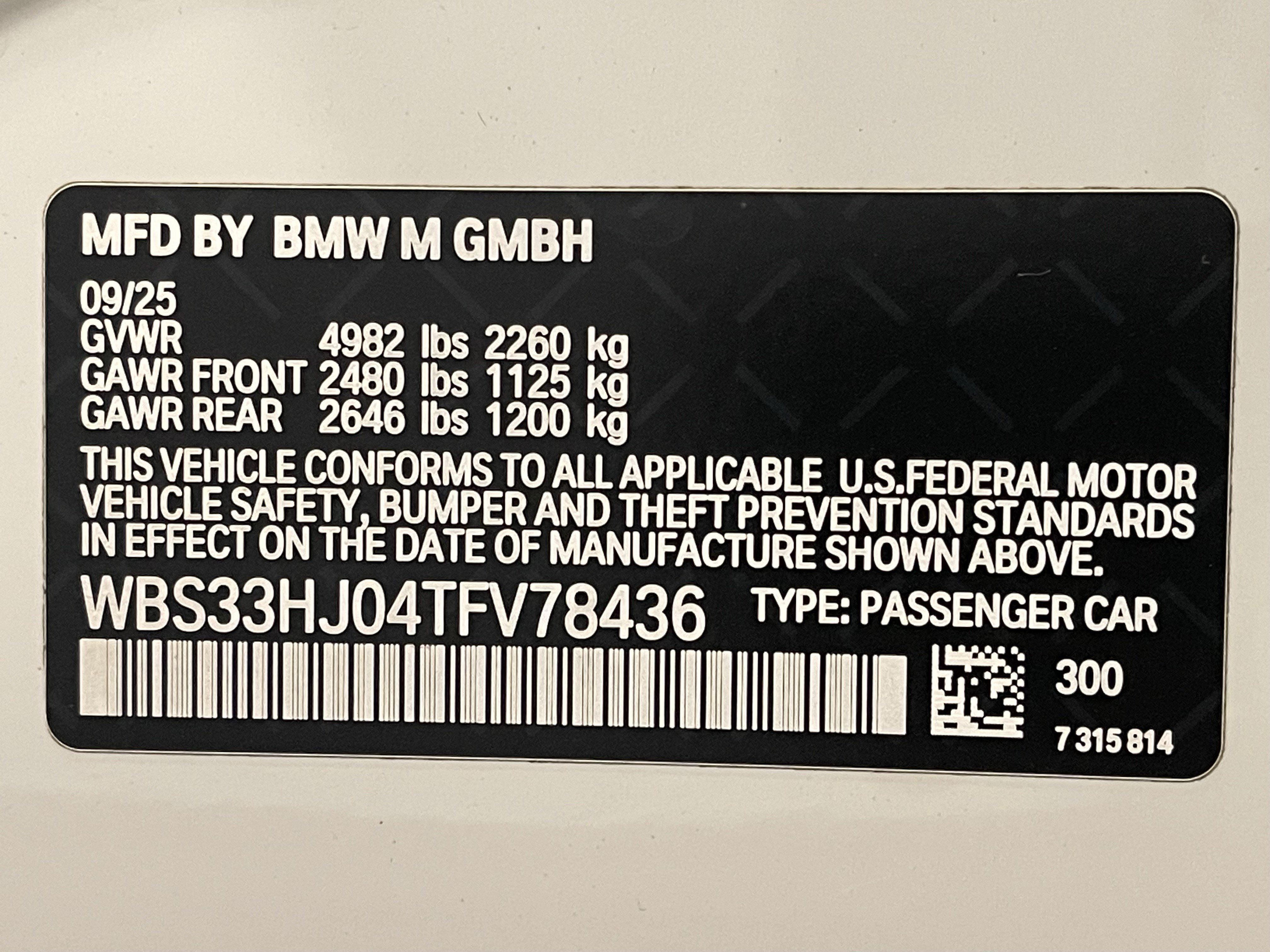 Used 2026 BMW M3 Competition w/ Executive Package AWD/4WD image 25