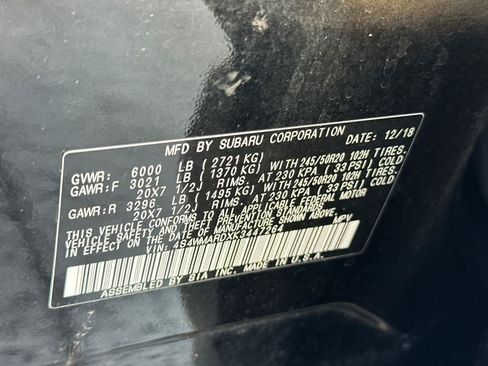 Used 2019 Subaru Ascent Touring w/ Popular Package #3 AWD/4WD image 29