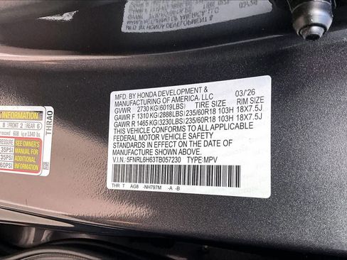 New 2026 Honda Odyssey EX-L image 19