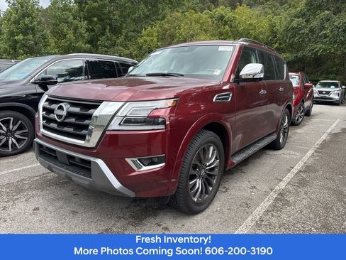 Used 2024 Nissan Armada Platinum w/ Captain's Chairs Package image 2