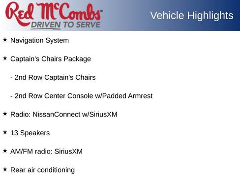 Used 2021 Nissan Armada SL w/ Captain's Chairs Package RWD image 3
