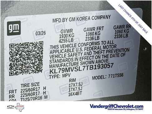 New 2026 Chevrolet TrailBlazer ACTIV w/ Convenience Package FWD image 21