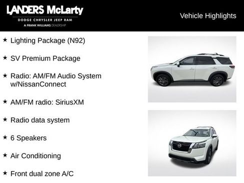 Used 2023 Nissan Pathfinder SV w/ SV Premium Package image 5