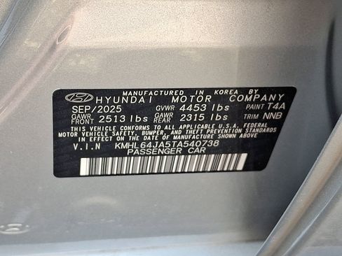 Certified 2026 Hyundai Sonata SEL FWD image 27