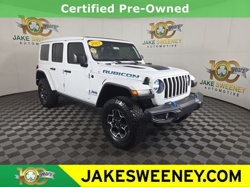 Used 2023 Jeep Wrangler Unlimited Rubicon 4xe w/ Cold Weather Group AWD/4WD image 1