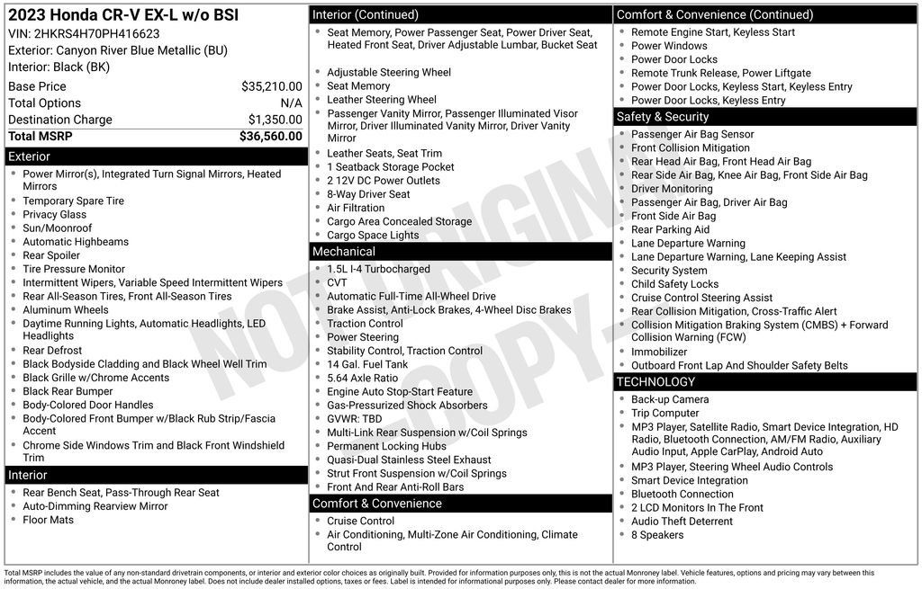 Used 2023 Honda CR-V EX-L image 37