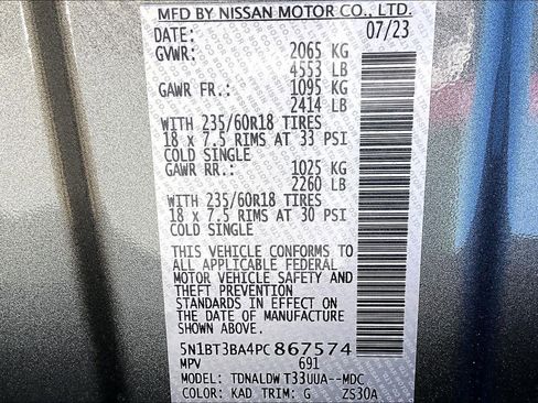 Certified 2023 Nissan Rogue SV image 33