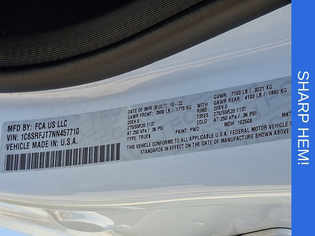 Used 2022 RAM 1500 Laramie AWD/4WD image 26